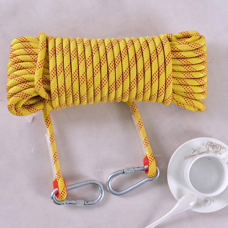 Outdoor Climbing Rope 1M(3.2ft) Static Rock Climbing Rope for Escape Ice Climbing Equipment Fire Rescue