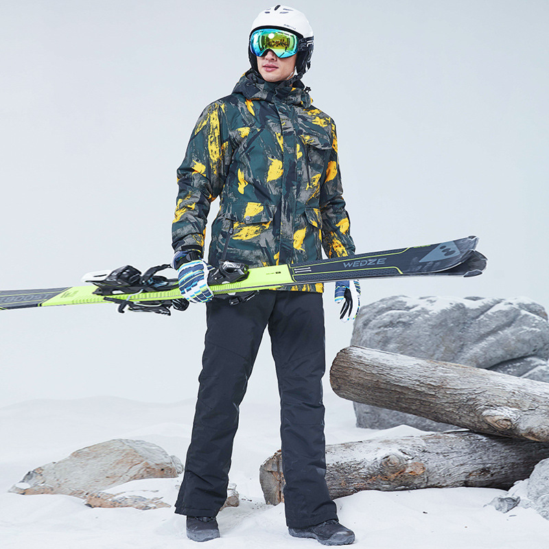 Men's Ski Jacket and Pants Set Waterproof Outdoor Winter Jackets Windproof Mountain Snowsuit