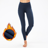 Winter Fleece Lined Leggings Women High Waisted Thermal Yoga Pants with Pockets