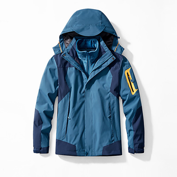 3 in 1 Waterproof Mountaineering Jacket Windproof Winter Snow Coat for Men