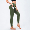 Winter Fleece Lined Leggings Women High Waisted Thermal Yoga Pants with Pockets