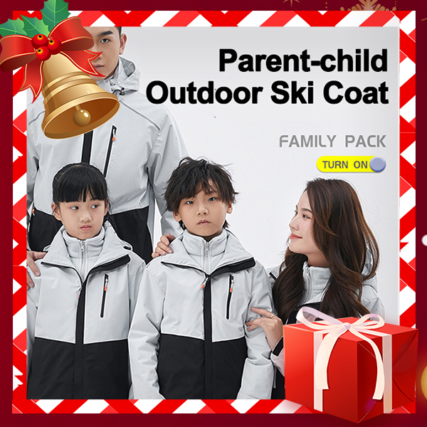 Parent-Child Couple Waterproof Ski Snow Jacket for Woman Winter Windproof Rain Jacket